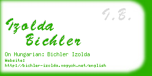 izolda bichler business card